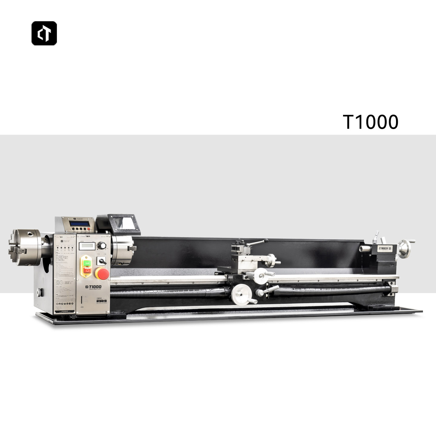 Electronic speed-regulating lathe